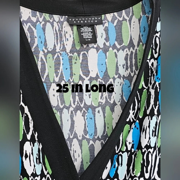 Apostrophe Ladies Top sz L - Picture 3 of 4